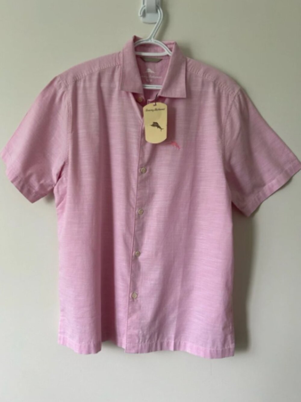Tommy Bahama 100% Cotton Short Sleeve Button Up Casual Shirt